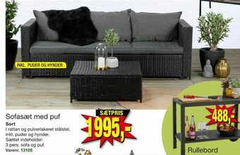 Harald Nyborg Sofasæt med puf tilbud