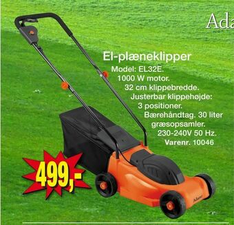 Harald Nyborg El-plæneklipper tilbud