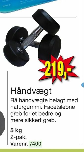 Harald Nyborg Håndvægt tilbud