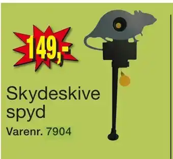 Skydeskive spyd