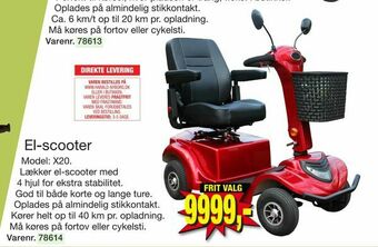 Harald Nyborg El-scooter tilbud