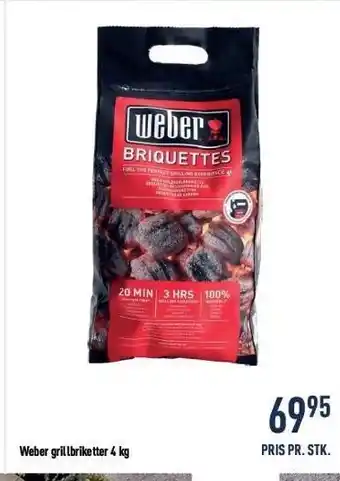 Johannes Fog Weber Grillbriketter tilbud