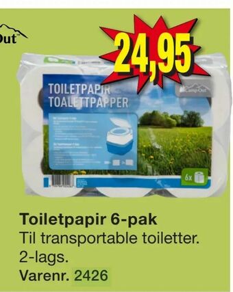 Harald Nyborg Toiletpapir 6-pak tilbud