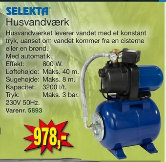 Harald Nyborg Husvandværk tilbud