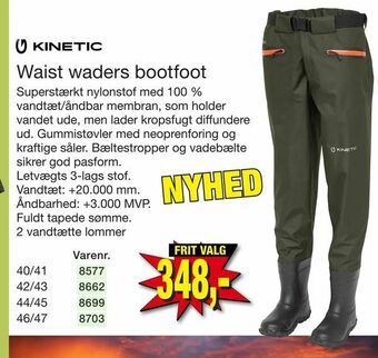 Harald Nyborg Waist waders bootfoot tilbud
