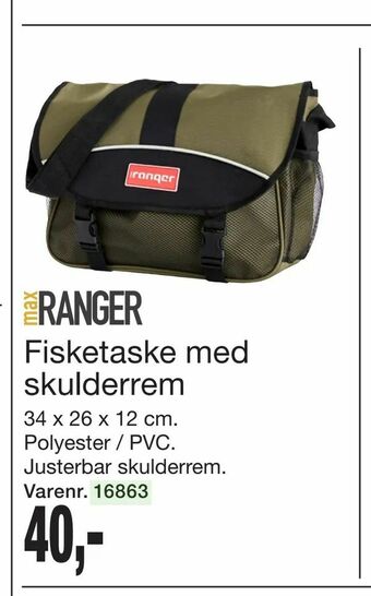Harald Nyborg Fisketaske med skulderrem tilbud