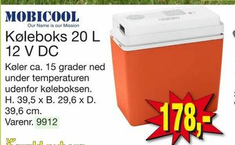 Harald Nyborg Køleboks 20 L 12 V DC tilbud