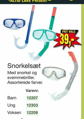 Snorkelsæt