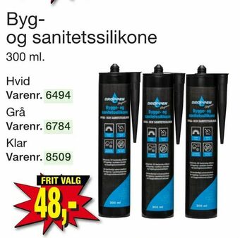 Harald Nyborg Byg- og sanitetssilikone tilbud