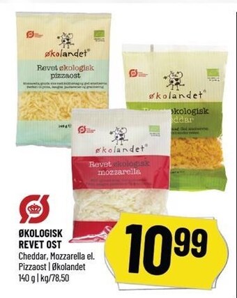 Løvbjerg Økologisk revet ost tilbud