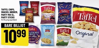 Løvbjerg Taffel chips, snacks, nødder, party mix el. party sticks tilbud