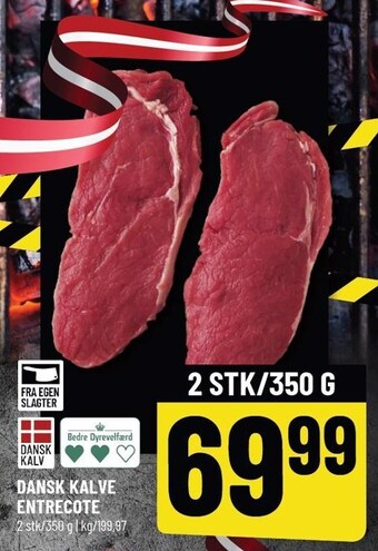 Løvbjerg Dansk kalve entrecote - 2 stk. tilbud
