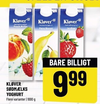 Løvbjerg Kløver sødmælks yoghurt tilbud