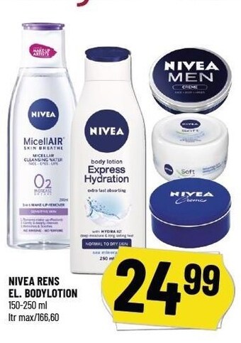 Løvbjerg Nivea rens el. bodylotion tilbud