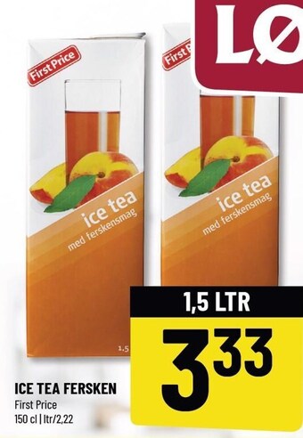 Ice tea fersken