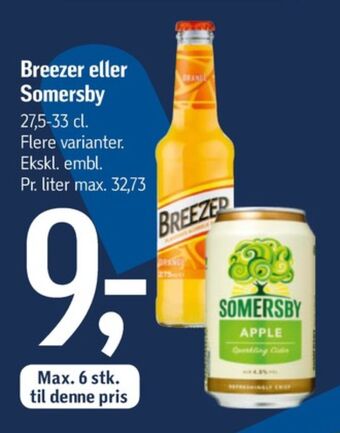 Føtex Bacardi breezer rtd-cider tilbud