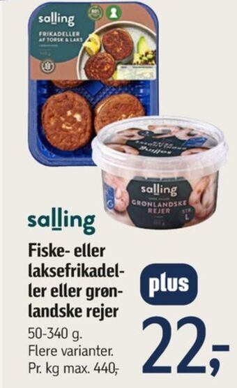 Føtex Salling fiskefrikadeller tilbud