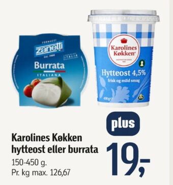 Føtex Zanetti burrata tilbud