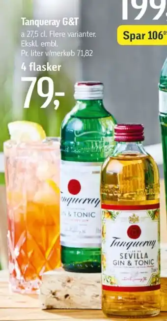 Føtex Tanqueray rtd-cider tilbud
