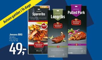Føtex Jensens spareribs tilbud