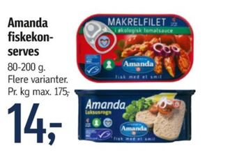 Føtex Amanda makrel tilbud