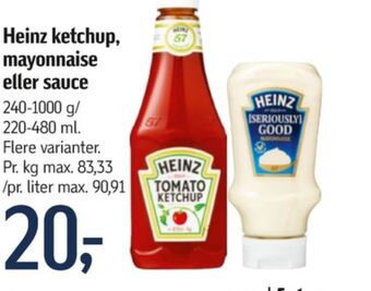 Føtex Heinz ketchup tilbud