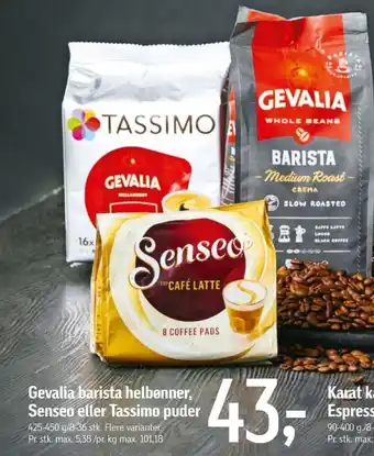 Føtex Gevalia kaffekapsler tilbud