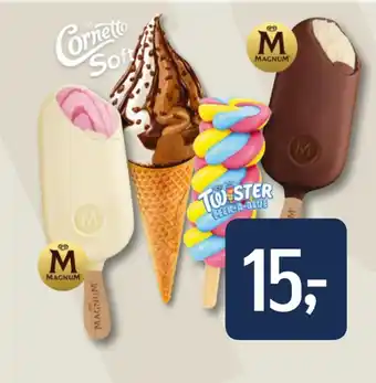 Føtex Cornetto soft isvaffel tilbud