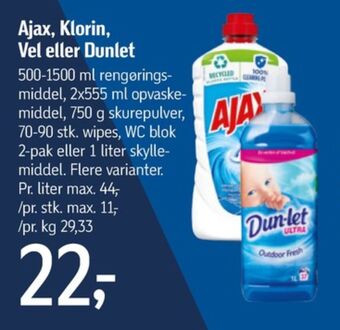 Ajax rengøring - universal