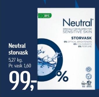 Føtex Neutral vaskepulver tilbud