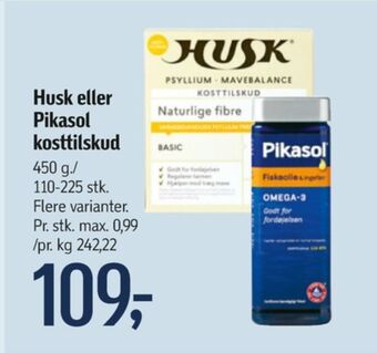 Føtex Husk kosttilskud tilbud