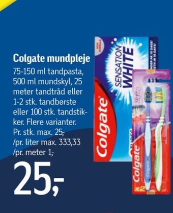 Føtex Colgate tandpasta tilbud