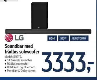 Føtex Lg soundbar tilbud