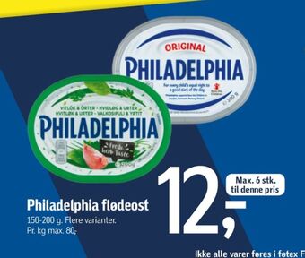 Føtex Philadelphia flødeost tilbud