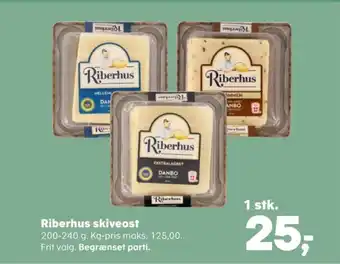 Kvickly Riberhus skiveost ekstralagret tilbud