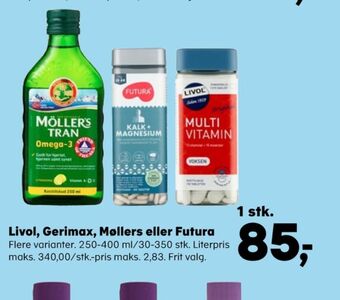 Kvickly Livol multi vitaminer tilbud