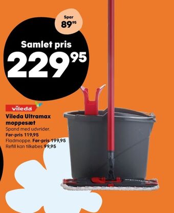 Kvickly Vileda moppesæt tilbud