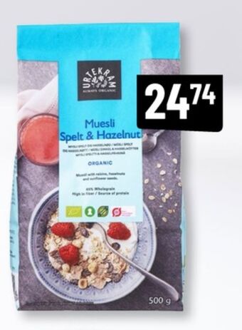 Løvbjerg Urtekram müsli tilbud