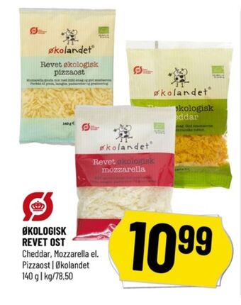Løvbjerg Økolandet revet ost mozzarella tilbud