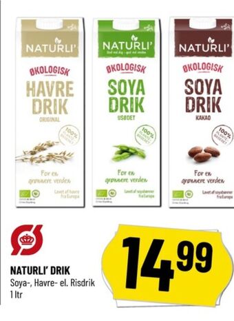 Løvbjerg Naturli' havredrik tilbud