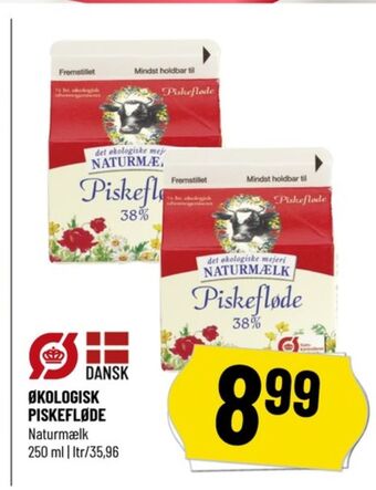 Løvbjerg Naturmælk piskefløde 38% tilbud