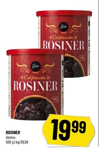 Løvbjerg Gestus rosiner tilbud