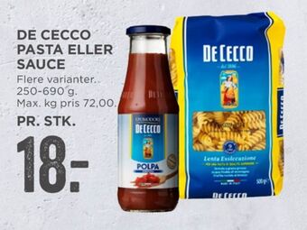 MENY De cecco pasta tilbud