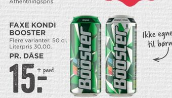 Booster energidrik