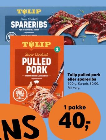 SuperBrugsen Tulip spareribs tilbud