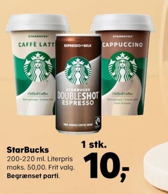 SuperBrugsen Starbucks iskaffe tilbud