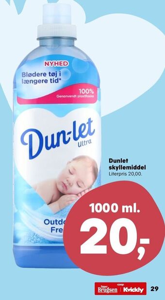 SuperBrugsen Dun-let skyllemiddel tilbud