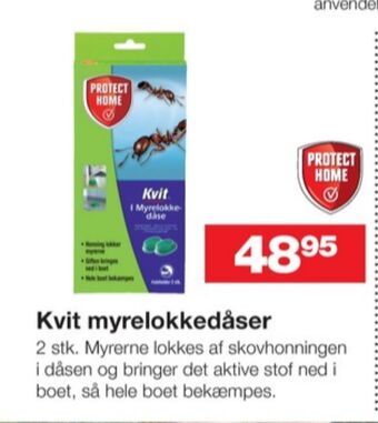 Bauhaus Kvit myrelokkedåse tilbud