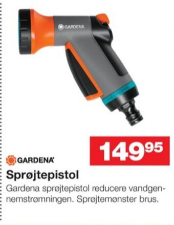 Bauhaus Gardena sprøjtepistol tilbud