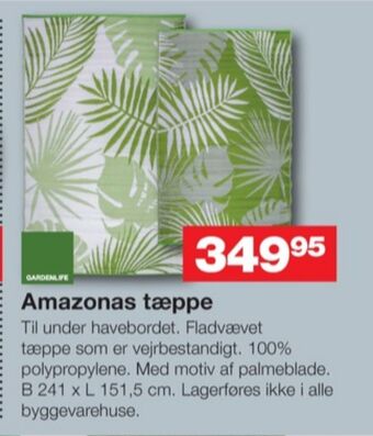 Gardenlife gulvtæppe